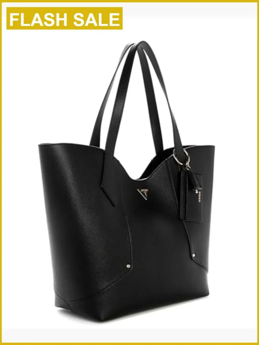 Large 2-in-1 Tote with Removable Pouch and Card Case Charm